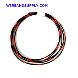 TXL 22 AWG AUTOMOTIVE WIRE BLACK W/ RED STRIPE