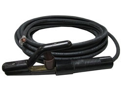 50' 1/0 EXCELENE WELDING CABLE LEAD WITH JACKSON AW-C ELECTRODE HOLDER W/ 1/2" COPPER TINNED LUG