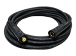50' 1/0 EXCELENE WELDING CABLE LEAD WITH TWECO MPC-2 MALE/FEMALE QUICK DISCONNECT