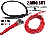 SGT Battery Relocation Kit, # 2 awg