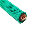 PET Expandable Braided Sleeving 1/2" (GREEN)