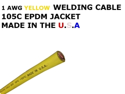 1 AWG WELDING CABLE YELLOW