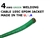 4 AWG GREEN WELDING CABLE