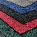 gray, blue, black, red, and green VinLoop wet area mats