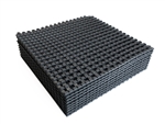black Grate Tile industrial wet area tiles
