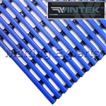 blue VinGrate floor mats for wet areas
