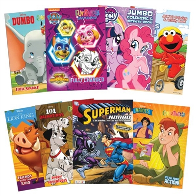 Jumbo Licensed Coloring and Activity Book