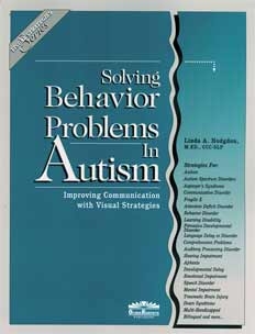 Solving Behavior Problems in Autism Book