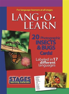Lang-O-Learn Real Photo Flash Cards - Insects & Bugs