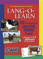 Lang-O-Learn Real Photo Flash Cards - On the Farm