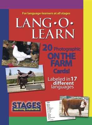 Lang-O-Learn Real Photo Flash Cards - On the Farm