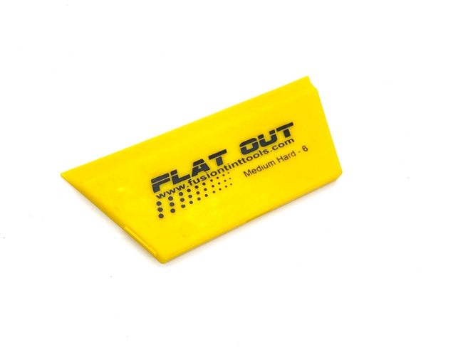 5" Yellow Flat Out Blade - Cropped Squeegee
