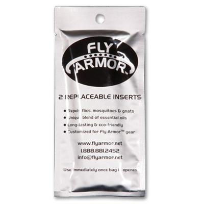 Fly Armor Replacement Insect Repellent Inserts