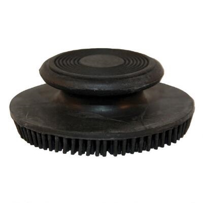 Round Soft Rubber Curry Combs