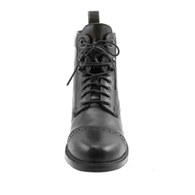 Grewal Lace Up Leather Paddock Boots