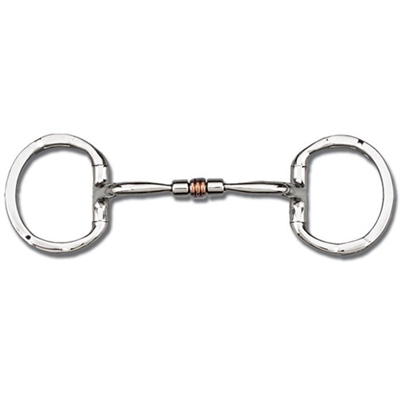 Myler Bits Eggbutt with Hooks MB03