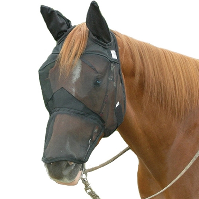 Cashel Quiet-Ride Fly Masks - Long Nose w/Ears