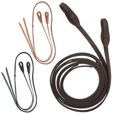 Barefoot Western Open Leather Reins - Quick Change