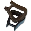 Barefoot Western Leather Covered Stirrups