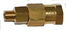 BAPL-2030 PA BRASS SWIVEL 1/4" M/F 4050 PSI