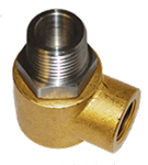 Pressure Washer Repair Part - BAPL-5428-brass hose reel swivel with 1/2" MPT x 3/8" FPT.