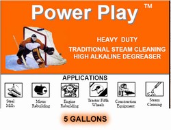 POWER PLAY - HIGH ALKALINE STEAM CLEANING DETERGENT