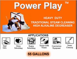POWER PLAY - HIGH ALKALINE STEAM CLEANING DETERGENT