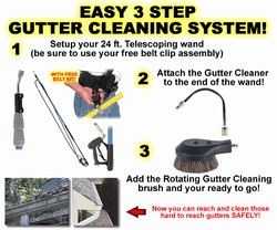 GUTTER CLEANING SYSTEM