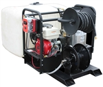 MNEQ-3635EOHGG - 200 Gallon Skid  Hot Pressure Washer and Reels