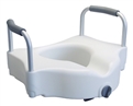 Raised Toilet Seat with Armrests - Click the picture for more product information.