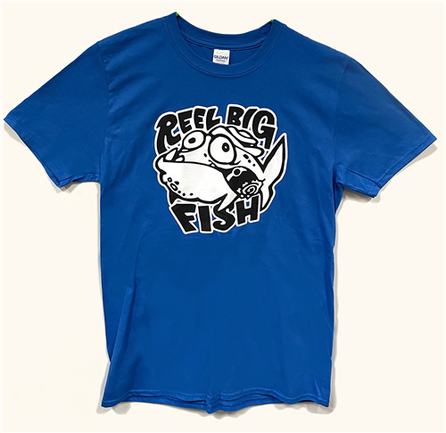 Classic Silly Fish tee - royal blue