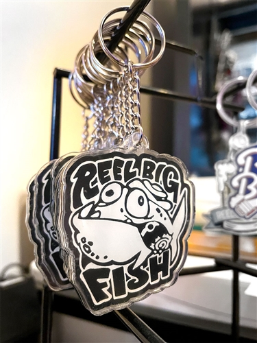 Silly Fish acrylic keychain