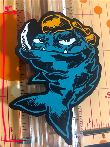 Mean Fish 3" magnet