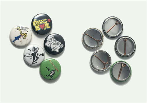 5 pinback buttons - The Forces of Evil