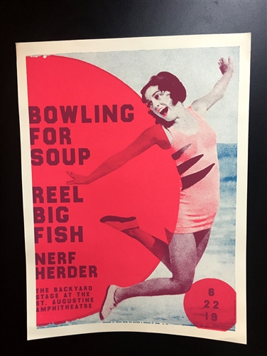 2019 Bowling For Soup/RBF Tour Poster - 6/22/19, FL