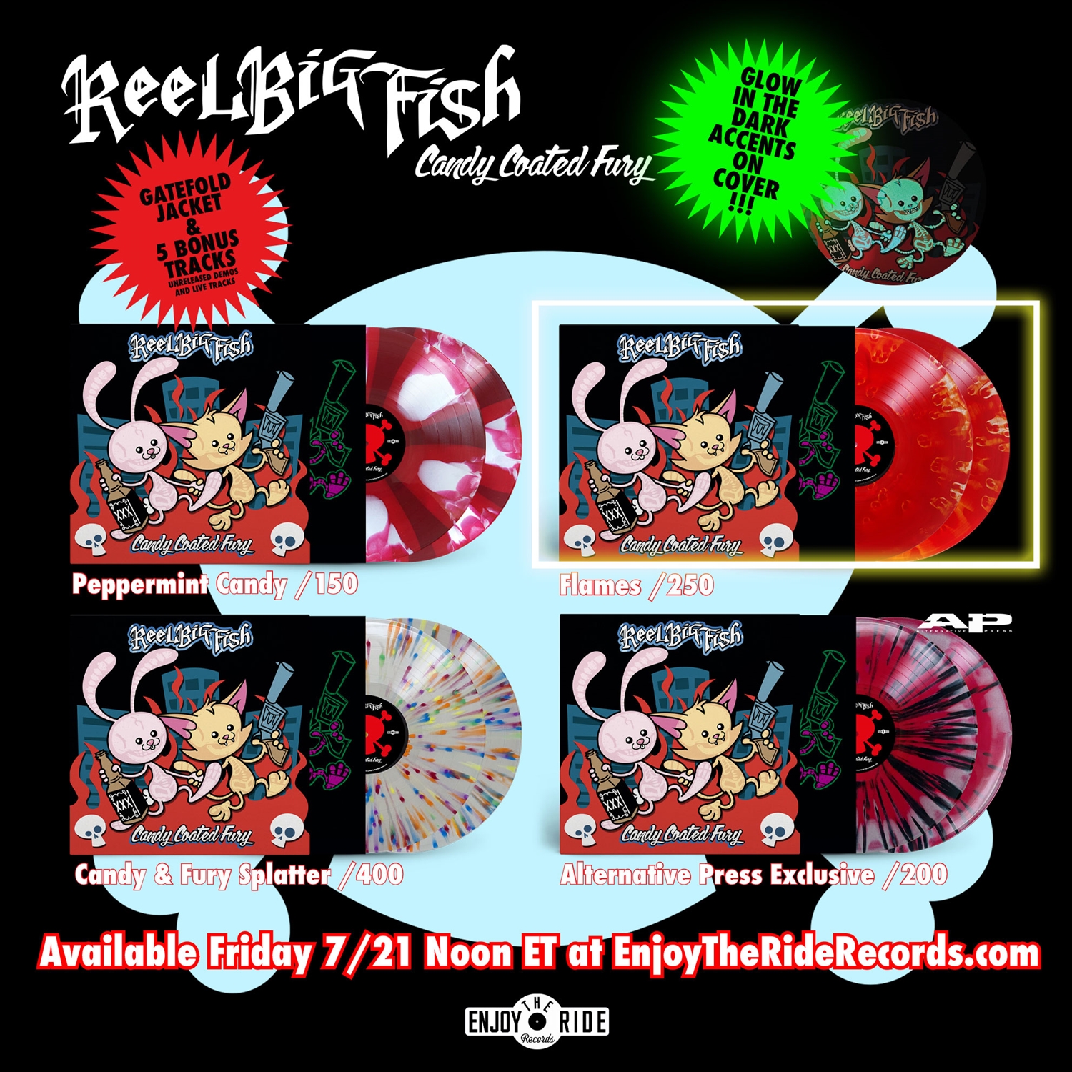 Candy Coated Fury (Deluxe Edition) vinyl - flame variant