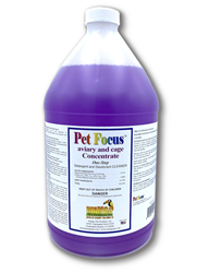 Pet Focus Aviary and Cage Cleaner - Concentrate Gallons - Case of 4