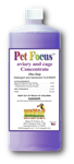 Pet Focus Aviary and Cage Cleaner - Concentrate Quarts - Case of 12
