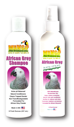 African Grey Shampoo & Bath Spray Set - 8 oz each