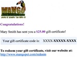 e-Gift Certificates