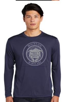 Mt. Scholars School Uniform "ADULT" Performance Long Sleeve T Shirt