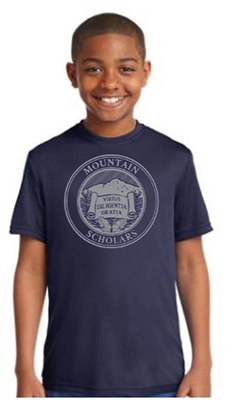 Mt. Scholars School Uniform "Youth" Performance Short Sleeve T Shirt