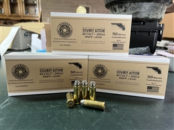NEW MADE 45 Colt Ammo, Cowboy Action Load, 200g RNFP Lead, New Brass - 50 Rounds per box -  Made in the U.S.A. with U.S. Components.