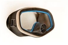 blue eye rubber dive mask