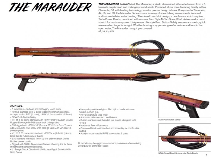 Riffe Marauder Series Speargun