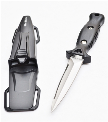 Spear Pro Dive Knife Squeeze Lock Stainless Ribbon 9