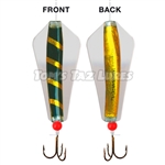 Gold Zebra Tasmanian Devil Fishing Lure