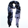 Yak Mountain Looms Pure Cashmere Holey Web Felted Tie Dye Wrap