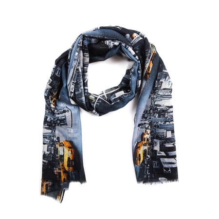 ShawLux Times Square Taxis Scarf