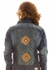 Sergio Gutierrez Liquid Metal Collection Blue Indigo Jean Jacket